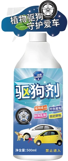 DIDUN防狗尿噴霧 植物成分 保護愛車輪胎, 1個, 500ml