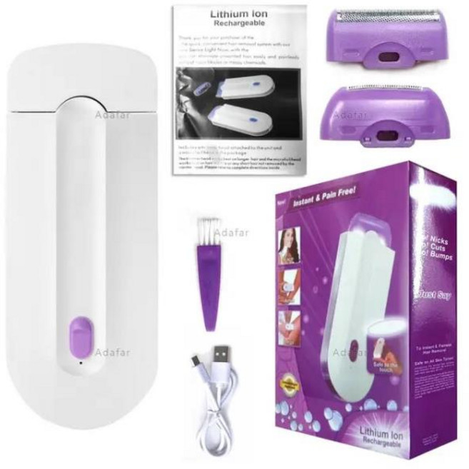 여성용 영구 제모기 바디 비키니 구레나룻 겨드랑이 면도기 크리스탈 레이저 무통 제모기, [02] Standard, 02 Standard