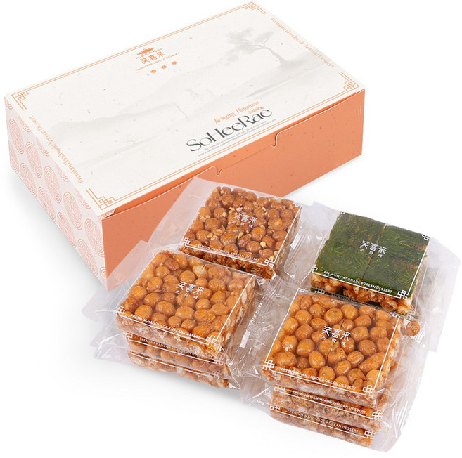 소희래 수제 오란다 부드러운 전통 옛날 강정 과자 개별포장 선물 세트 감태 유자 답례품