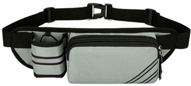 바디모션 등산 마라톤 조깅 스포츠 방수 러닝벨트 힙색 수납가방, 2민트, 1개