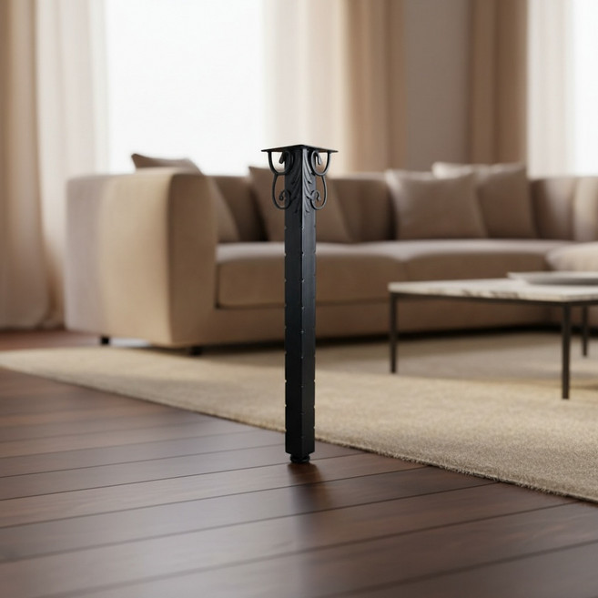 테이블다리 철제 가구 DIY 사각 식탁 다리 70cm 쏙템, 1개