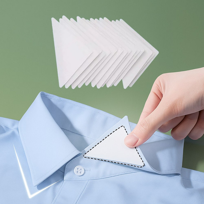 지니밸리 카라 고정 스티커 구김방지 패치, 50개, 고급형