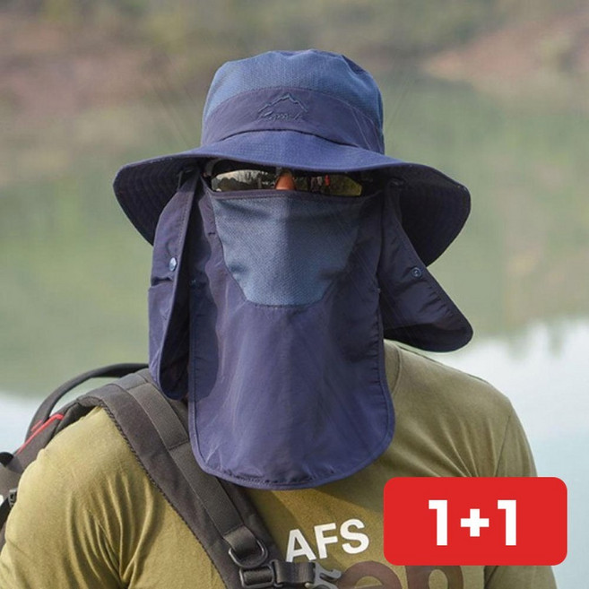 농사모자 등산 챙모자 남녀 자외선 차단 등산두건 안면