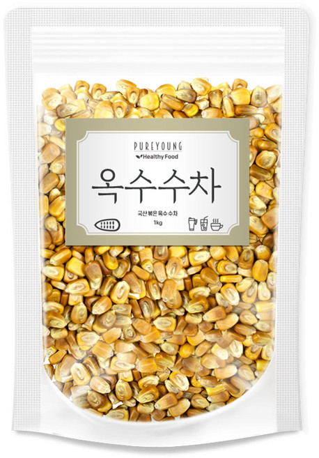 퓨어영 볶은 옥수수차 1kg, 1개, 1개입