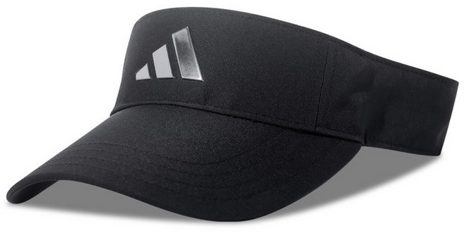 아디다스 골프 TS 2.0 썬바이저 남녀공용 스포츠 테니스 썬캡모자, IA9607 블랙, 1개