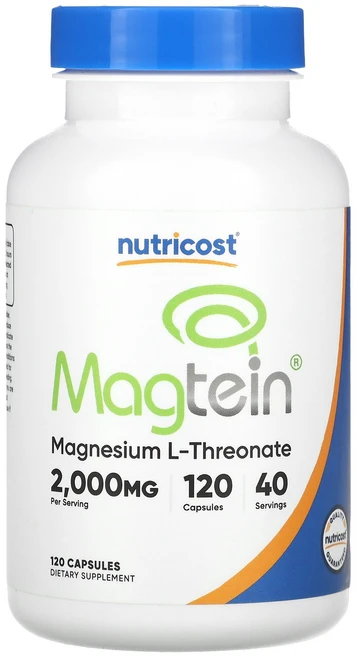 뉴트리코스트 Magtein 666 mg 120 캡슐, 2개, 120정 - 쿠팡