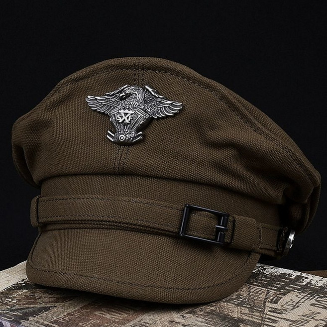 독일군 헬멧 해군 캡틴 장군 빈지티모자 맥아더 모자, 올리브그린 추천