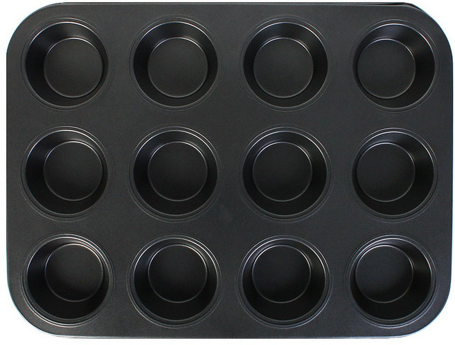 스마트 낮은머핀팬 12구 양면코팅 (D양) 머핀틀 에그타르트, 1개