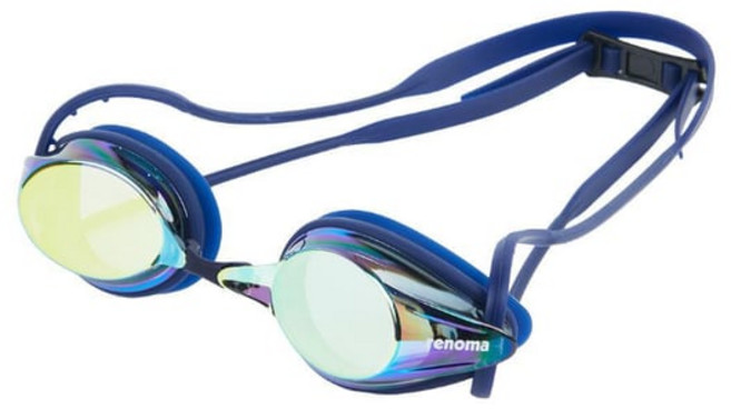 [브랜드정품] 레노마수영복 성인 터치 안티포그 패킹수경 네이비 RO-RG2D402-NV OTG UV차단 강습용, F, NV(네이비)