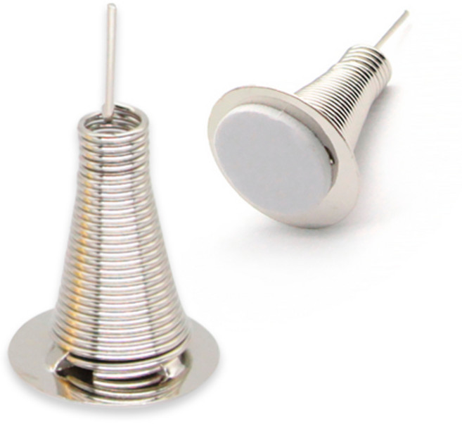 attizone 접착 원형 꼬깔 스프링 점프 점핑 붙이는스프링 금색 은색 - 8종, 뾰족 점프스프링-은색