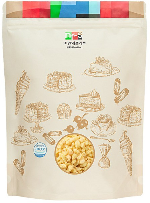 NFS 치즈쿠키 크럼블, 1kg, 4개