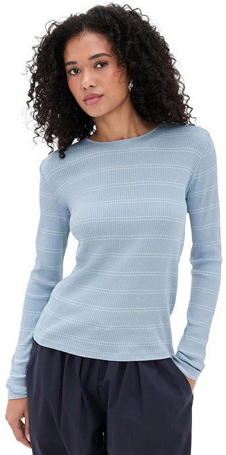 빈스 여성 스트라이프 크루