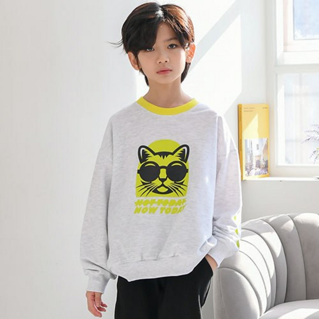 잭키드 남아용 키치 맨투맨