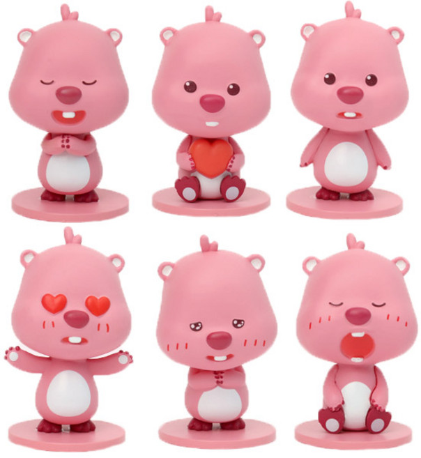 캐릭터 잔망루피 쁘띠 랜덤 피규어 ver.1 (6종풀박스), 6세트