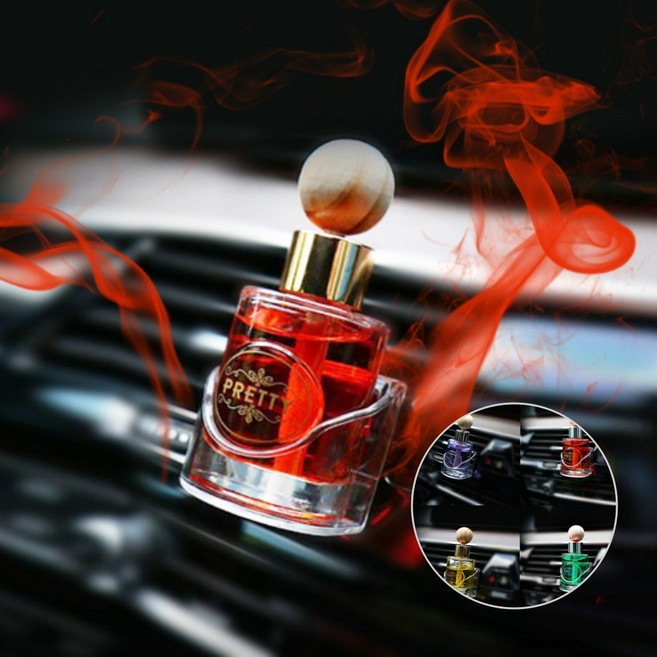 차량 방향제 에어컨 송풍구 클립 향기 공기청정 드라이브, 블랙체리, 1개