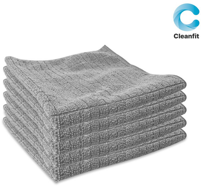 크린핏 바둑 극세사 행주 40x60cm, 40x60(회색), 5개