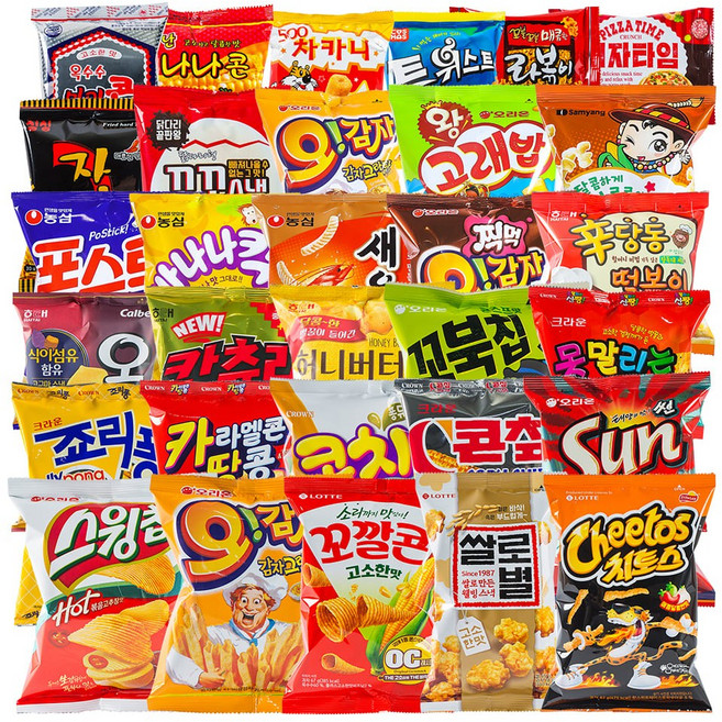 [잇츠팩] 사무실 간식 봉지과자 끝판왕 31종세트, 1개