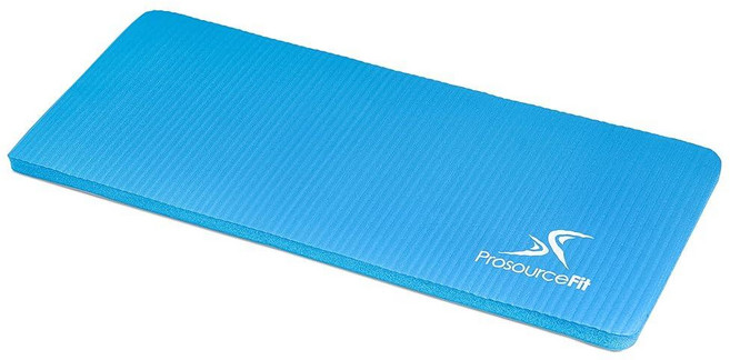 프로소스핏 엑스트라 두꺼운 요가 무릎 패드 및 팔꿈치 쿠션 15mm(5/8 u201D) 요가 필라테스 바닥 운동에서 없는 관절을 위한 표준 매트 장착, 아쿠아