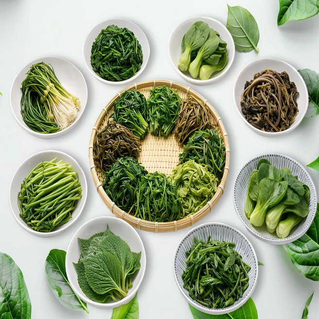 제철나물 데친나물 봄나물 12종 나물모음, 1개, (데친) 참나물 200g