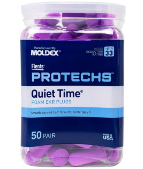 플렌츠 Quiet Time 이어플러그 50페어 70페어 NRR33 초강력 소음차단 귀마개 수면 공부 집중용, 1개, 1쌍, 50켤레 (1팩)