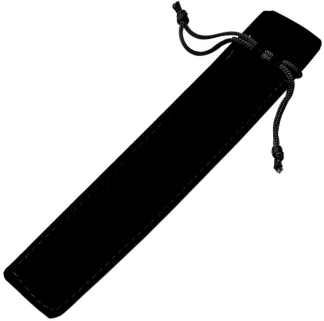 스웨이드 조임끈 볼펜 케이스 판촉물 답례품 샤프 선물 필기구, 블랙, 20개