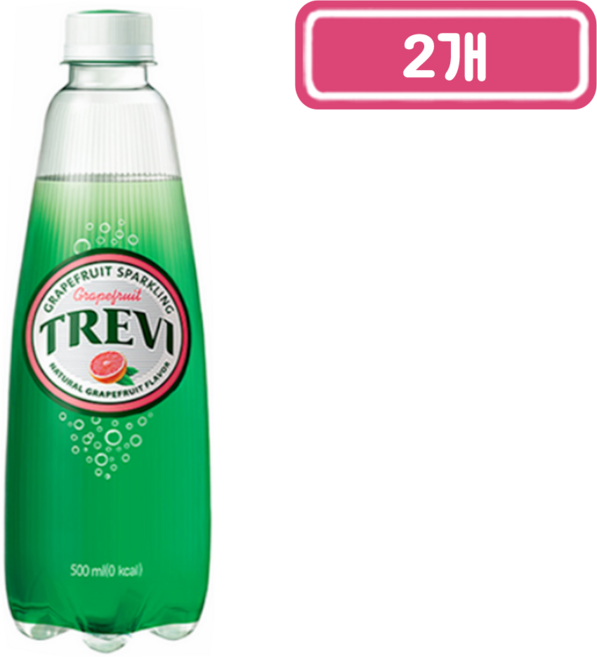 칠성)트레비(자몽), 500ml, 2개