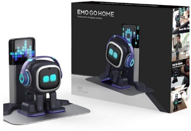 제이베니-2030 EMO 로봇 고홈 GPT 연동 AI 미니 반려로봇 블랙 충전독 음성인식 감성적 지능형 EMOPET, 4. 충전판 + 소옷