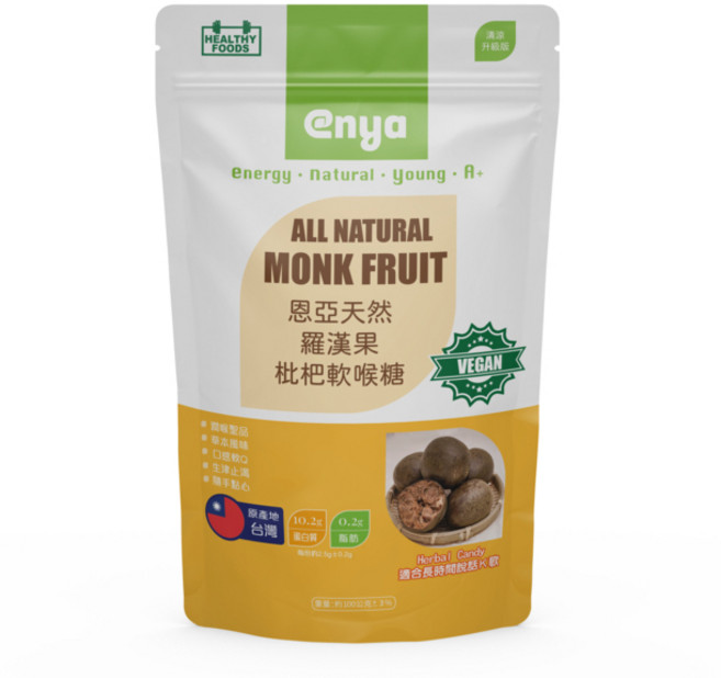 Enya 恩亞 羅漢果枇杷軟喉糖, 1個