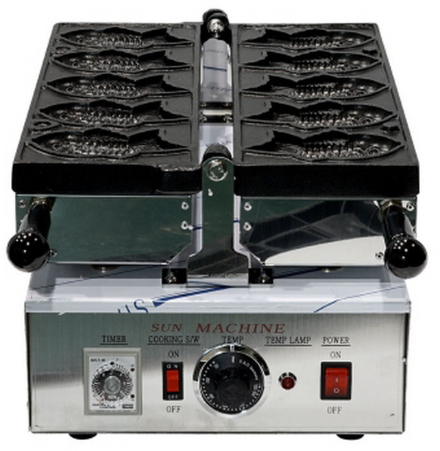 대원테크 전기식 큰붕어 기계 5구(FPR-450S) 붕어빵기계, FPR-450S