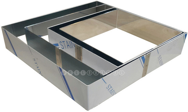 웰베이킹 사각 무스링 무스틀 (높이 5cm), 1개