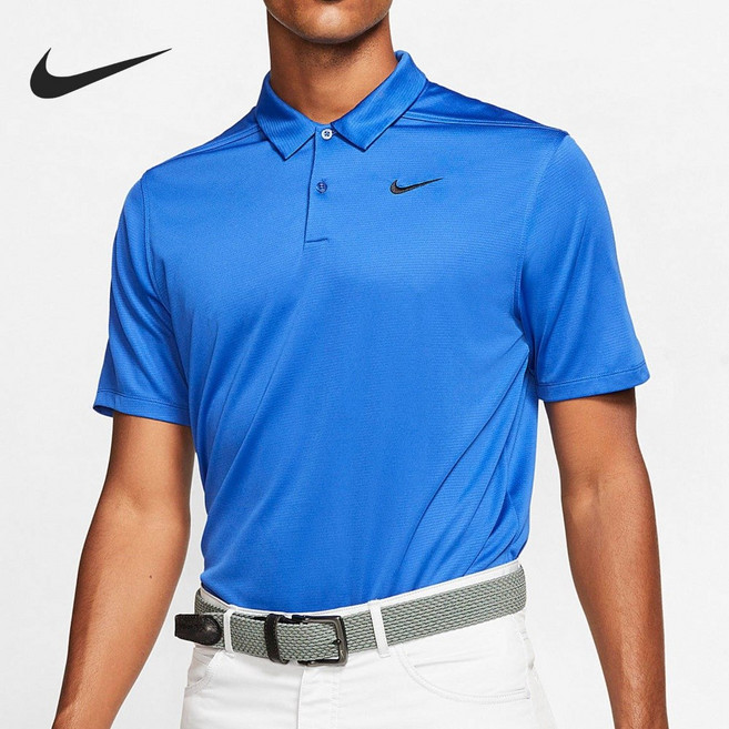 깔끔한 나이키골프 깔끔한 남성 반팔 티셔츠 폴로 여름 골프웨어 PK 카라티