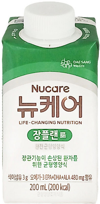 뉴케어 장플랜 완전균형영양식, 120개, 200ml