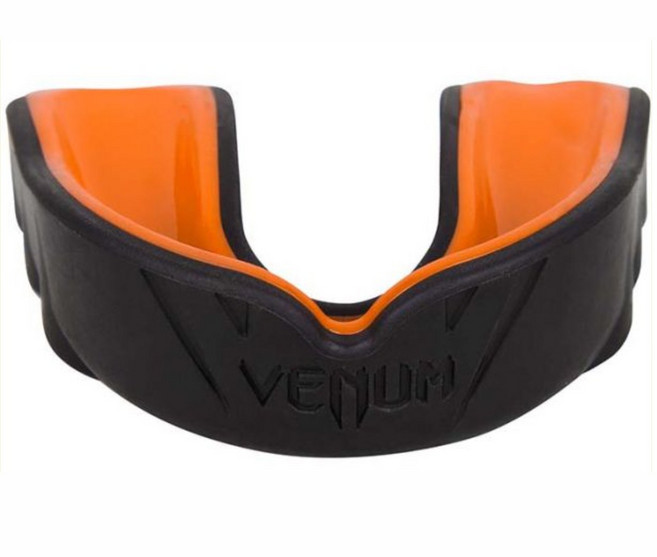 VENUM Challenger 毒液 護齒 運動牙套 - 拳擊、格鬥專業防護, 黑/橘, 1個