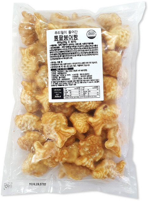 알앤알 미니 통팥 붕어빵 800g, 10개