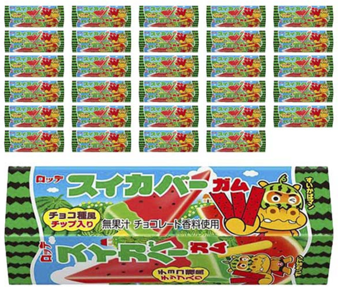 수박바 껌 9개입, 30개