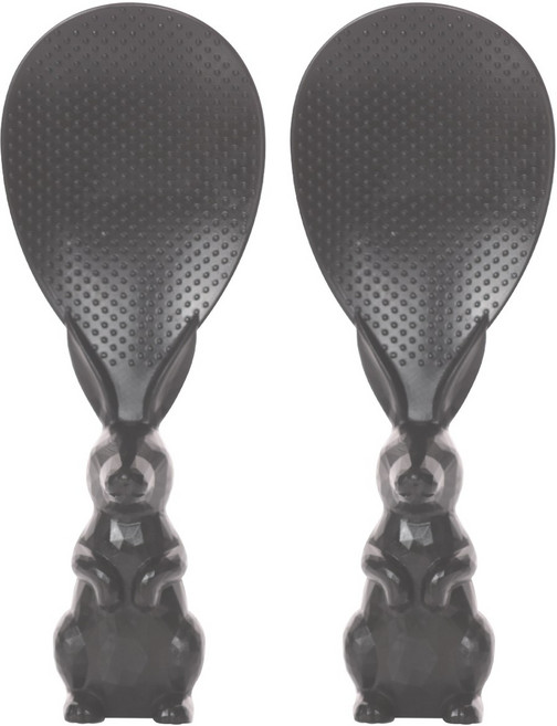 니드앤니드 이지그립 밥알이 잘 붙지않는 스탠딩 주걱, GRAY컬러, 2개