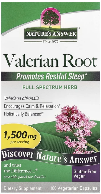 헁복하고 건강하세요 Nature's Answer 발레리안 뿌리 베지 캡슐 180정(캡슐 1정당 500mg) 늘 챙기셔야합니다, NaturesAnswer발레리안뿌리베지캡슐180정캡슐1, 1개 - 쿠팡