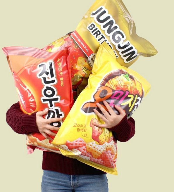 커스텀 스낵빅 M 초대형 과자봉투 선물, 스낵빅M ( 오징어집 )