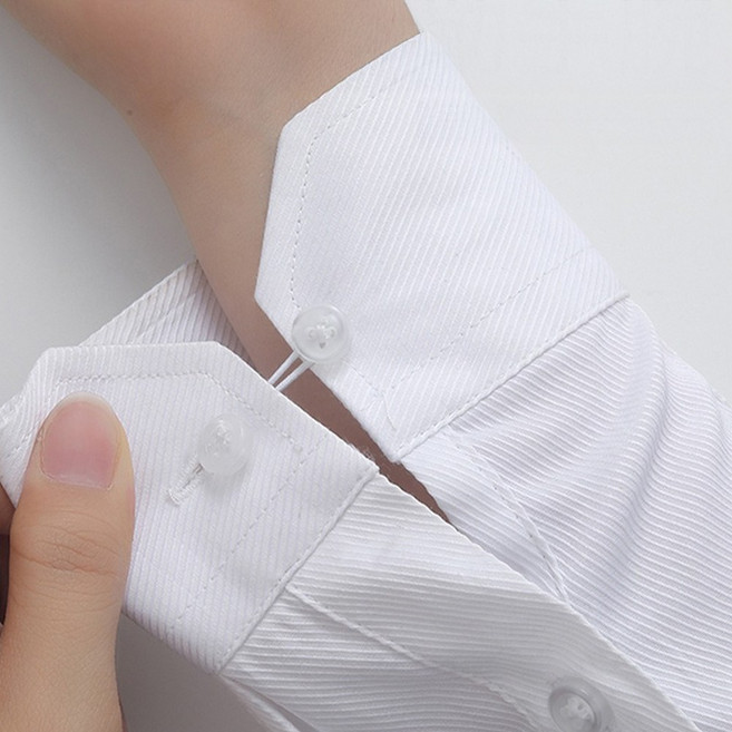 미즈코스 2P 요술 셔츠 단추 소매 늘리기 마술 후크 조절 고리, 아이보리, 2개