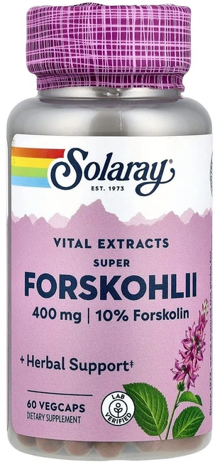 쏠라레이 아유르베다 허브 슈퍼 포스콜리 400mg 베지캡슐 60정, SOR64475, 1개 - 쿠팡