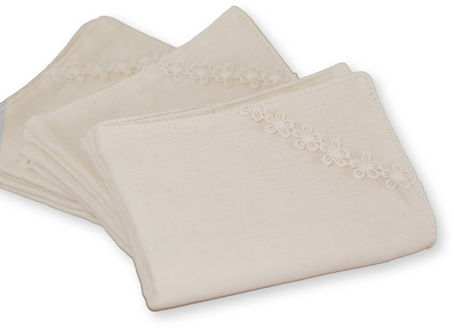 소창 고리 행주 세트, 2겹 고리행주, 1세트