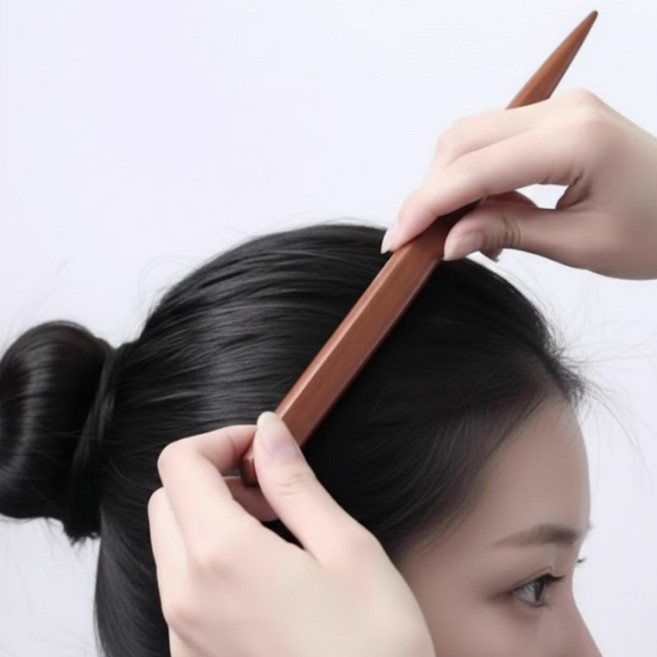 라이크토브 슬릭번 브러쉬 잔머리정리 헤어스틱왁스, 1개, 브라운