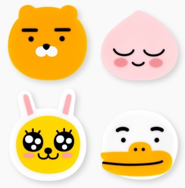 카카오프렌즈 지우개 라이언 어피치 무지 튜브, 1개