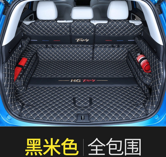 트랙스크로스오버 호환 트렁크매트 바닥 메이튼 올뉴크루즈 커버 트렁크 코일 블랙/미색라인, 블랙 베 올인원, 1개