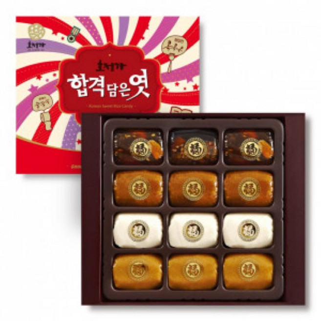 [식품명인 21호] 유영군 합격담은엿 (중), 1세트, 150g