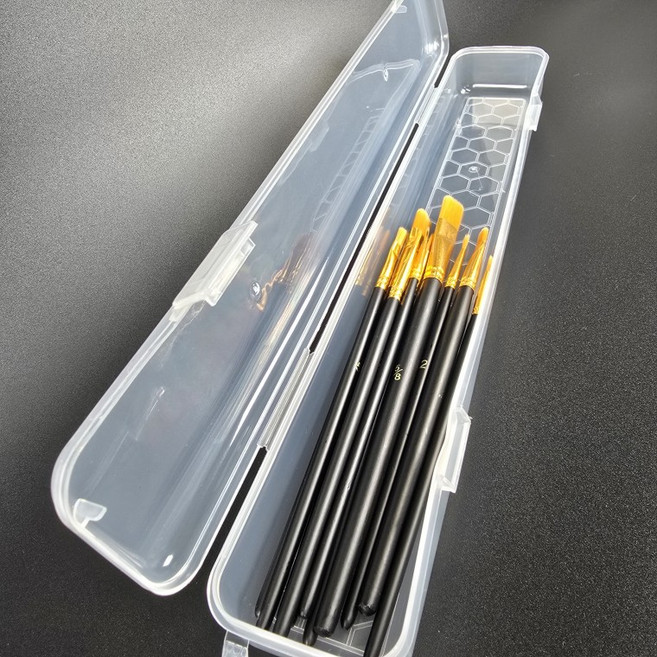 수채화 붓 긴붓 미술 붓통 보관 다용도 보관함, 1개