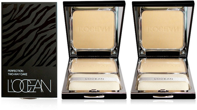 1+1 로쎄앙 투윈케익 투웨이케익 파우더 커버 팩트, 23호 내추럴베이지, 2개