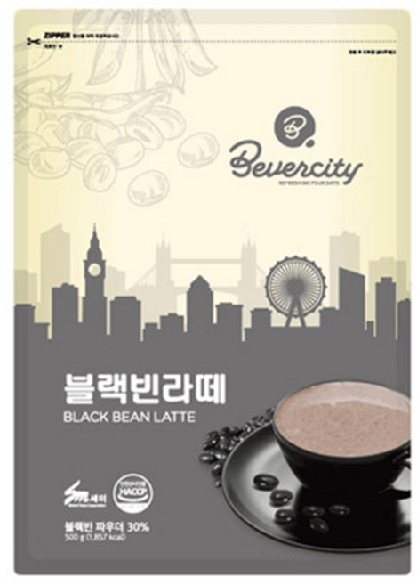 세미 베버시티 블랙빈라떼 파우더 500g, 1개, 1개입