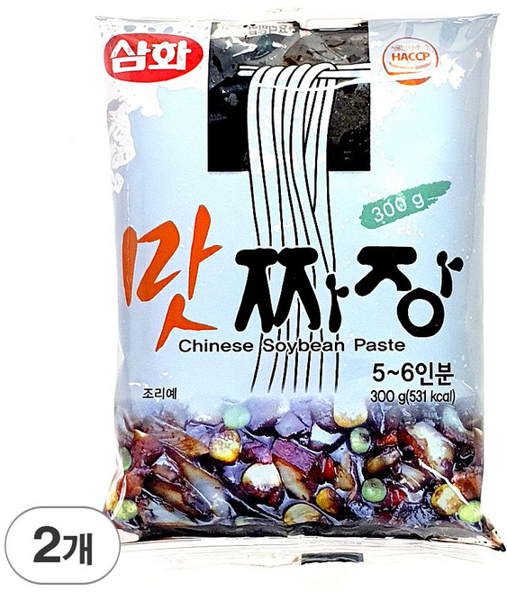삼화 맛짜장, 2개, 300g