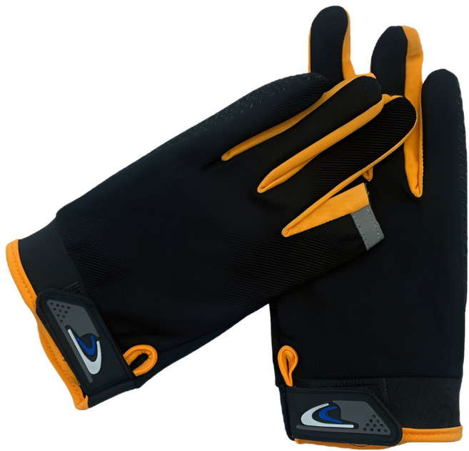 프로라이더스 핑거리스 오토바이 장갑 메쉬 미끄럼방지 등산 캠핑 라이딩, 블랙골드